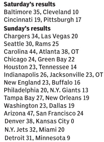 Week 18 Scores